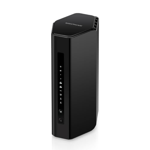 NETGEAR Nighthawk Tri-Band WiFi 7 Router (RS300) - Router Only, BE9300 Wireless Speed (up to 9.3 Gbps) - Covers up to 2,500 sq. ft., 100 Devices - 2.5 Gig Internet Port - Free Expert Help