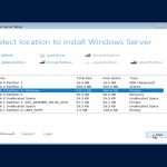 partition selection