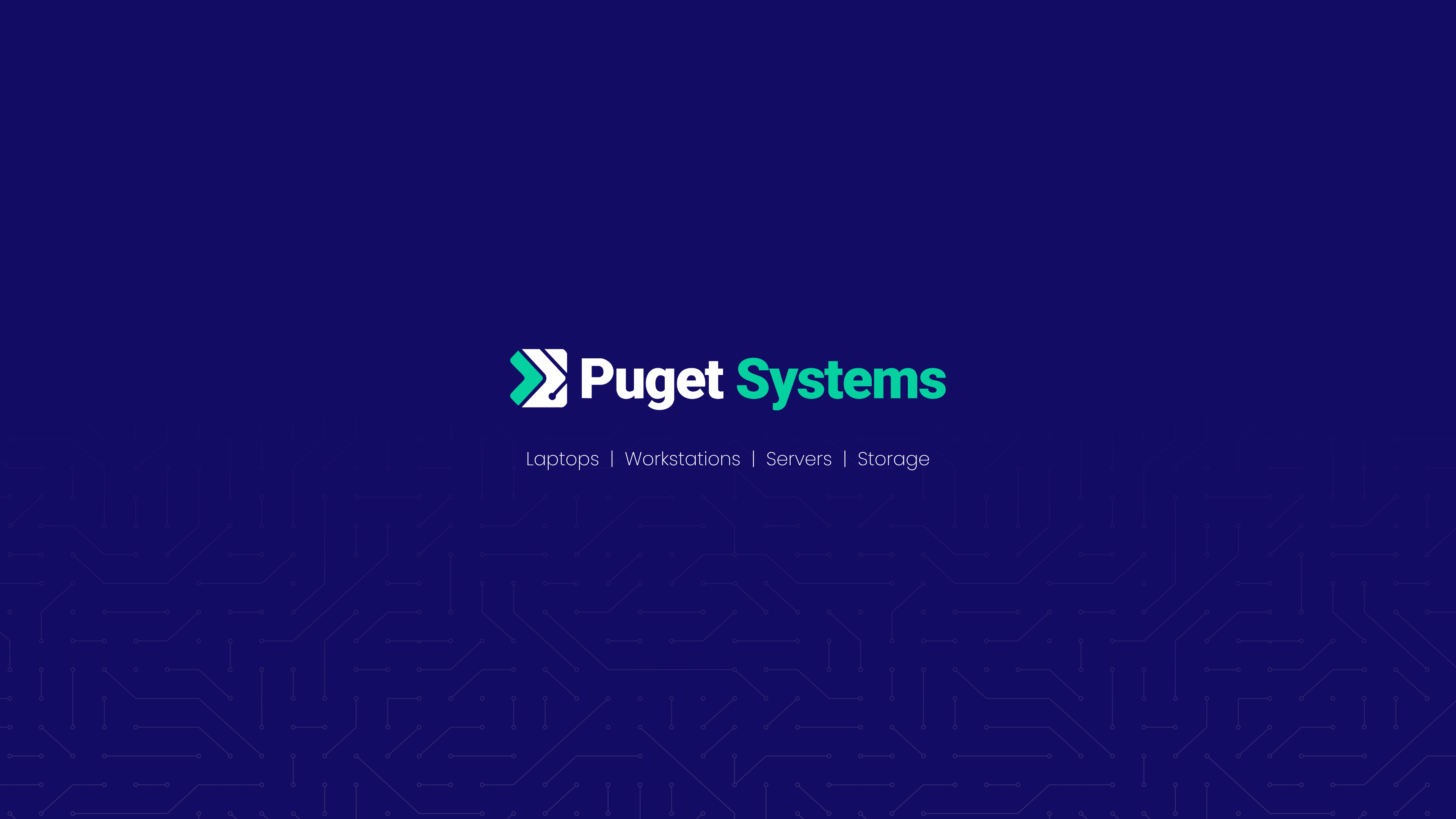 Puget Systems Blue Tracer 4K Wallpaper